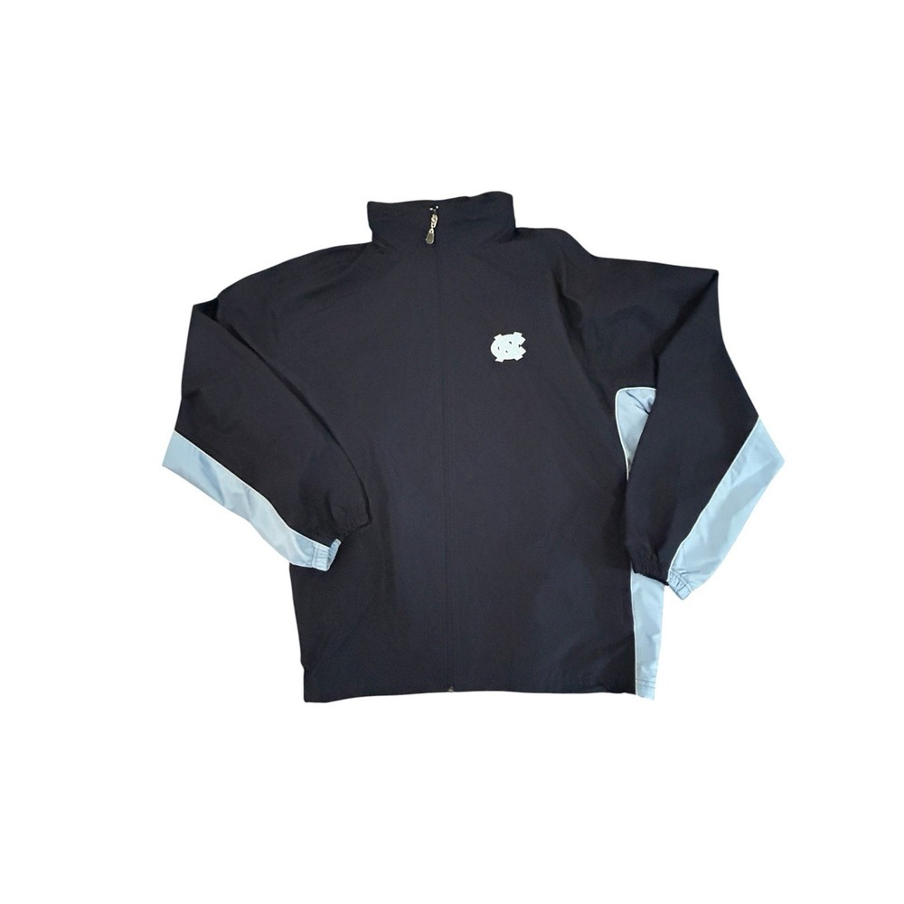 North Carolina Tar Heels Full Zip Windbreaker Hooded SZ XL Logo